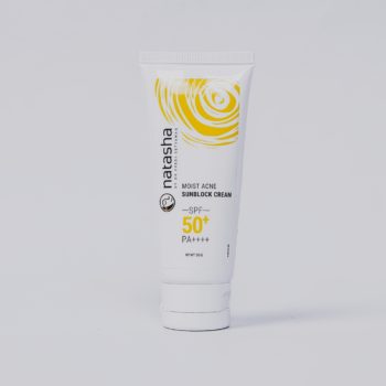 NATASHA Moist Acne Sunblock Cream SPF 50+ PA++++