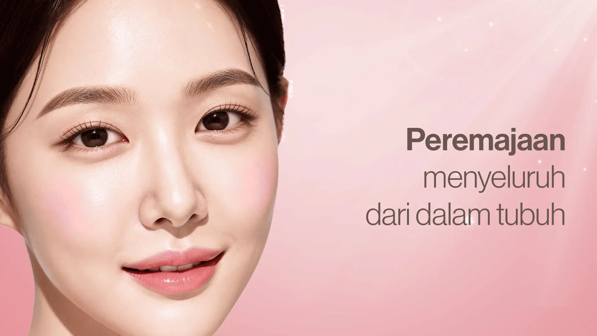 Tampilan kulit yang segar dan bercahaya