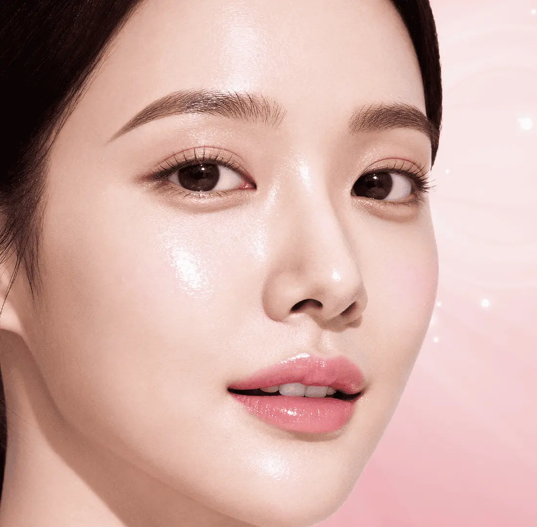 Tampilan kulit yang segar dan bercahaya