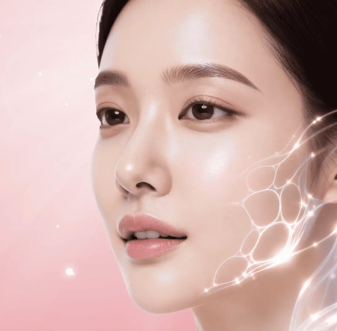 Tampilan kulit yang segar dan bercahaya